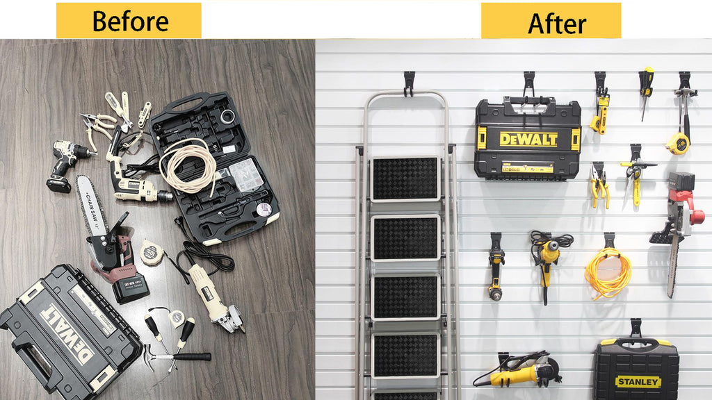 ATOOLA 14-Piece Slatwall Hook Set – Universal Fit Garage Storage Hooks