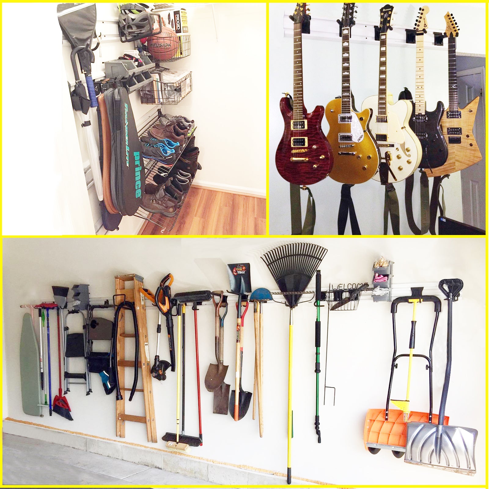 ATOOLA Slatwall Panels – Heavy-Duty Garage Wall Storage Panels for Universal Hook & Accessory Systems