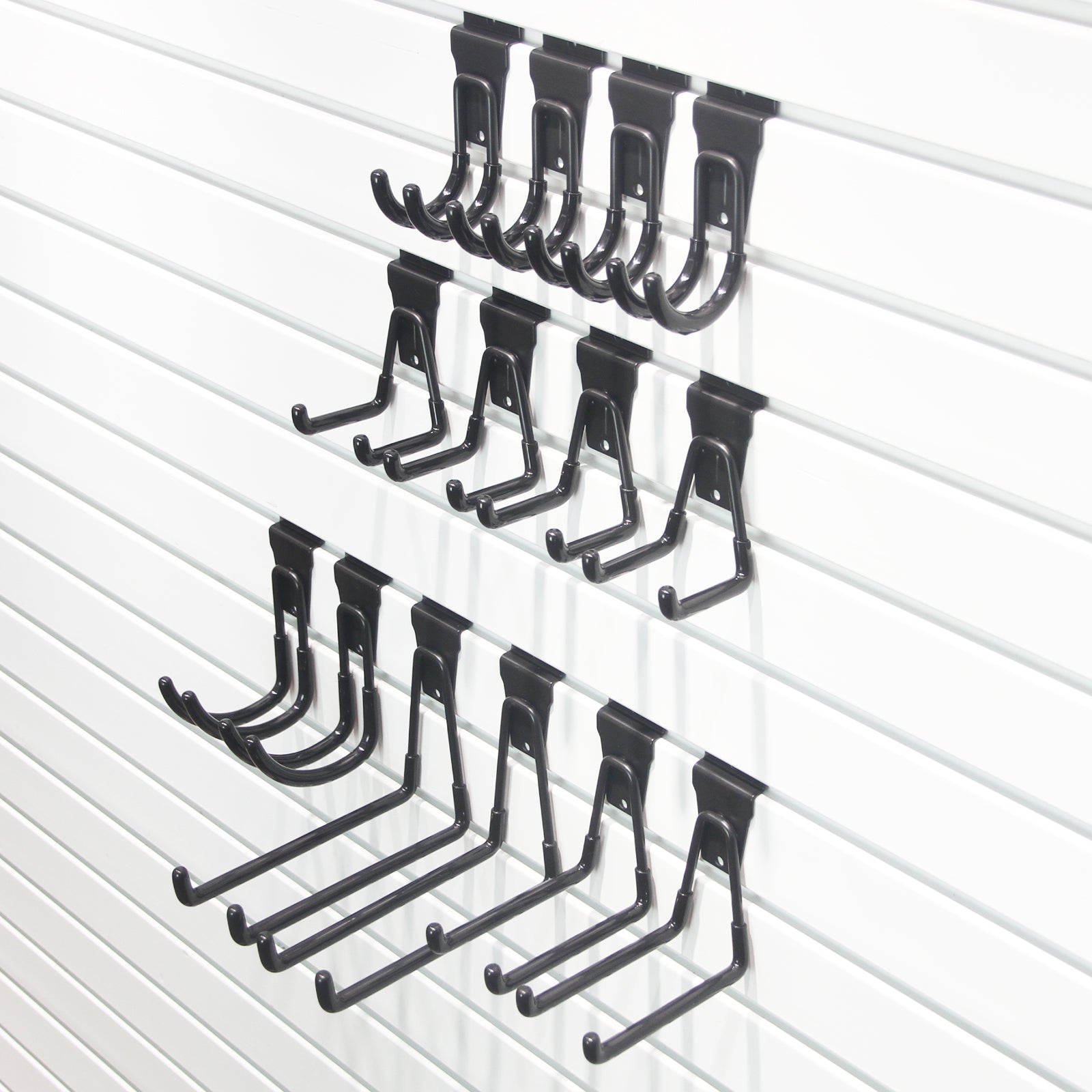 ATOOLA 14-Piece Slatwall Hook Set – Universal Fit Garage Storage Hooks